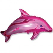 Дельфин Розовый 87 см.